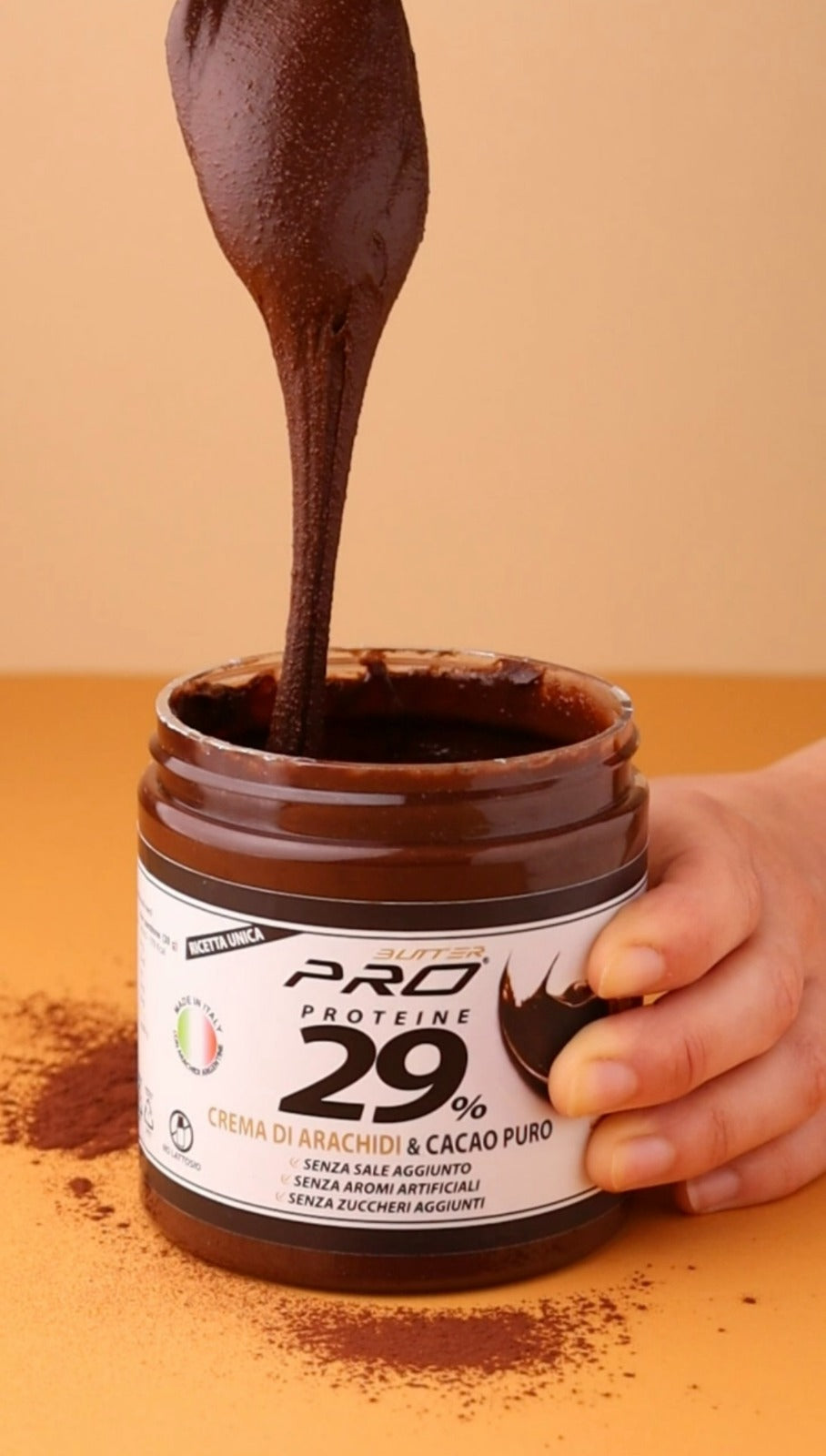 Burro di arachidi & Cacao puro - 500gr