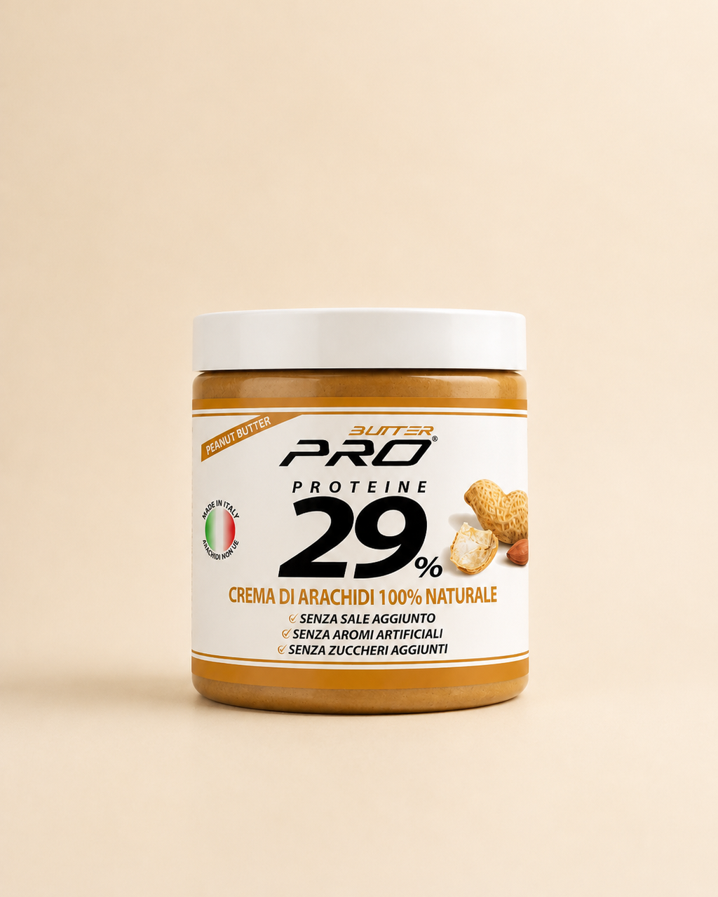 Burro di arachidi 100% Smooth - 500gr